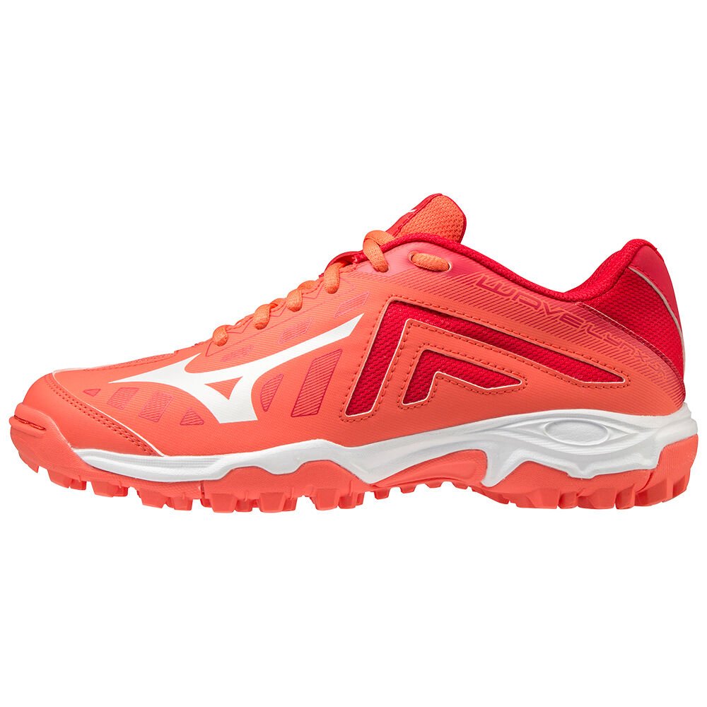 Zapatillas De Hockey Mizuno Wave Lynx Hombre Coral/Blancas Ofertas BZFP-69258